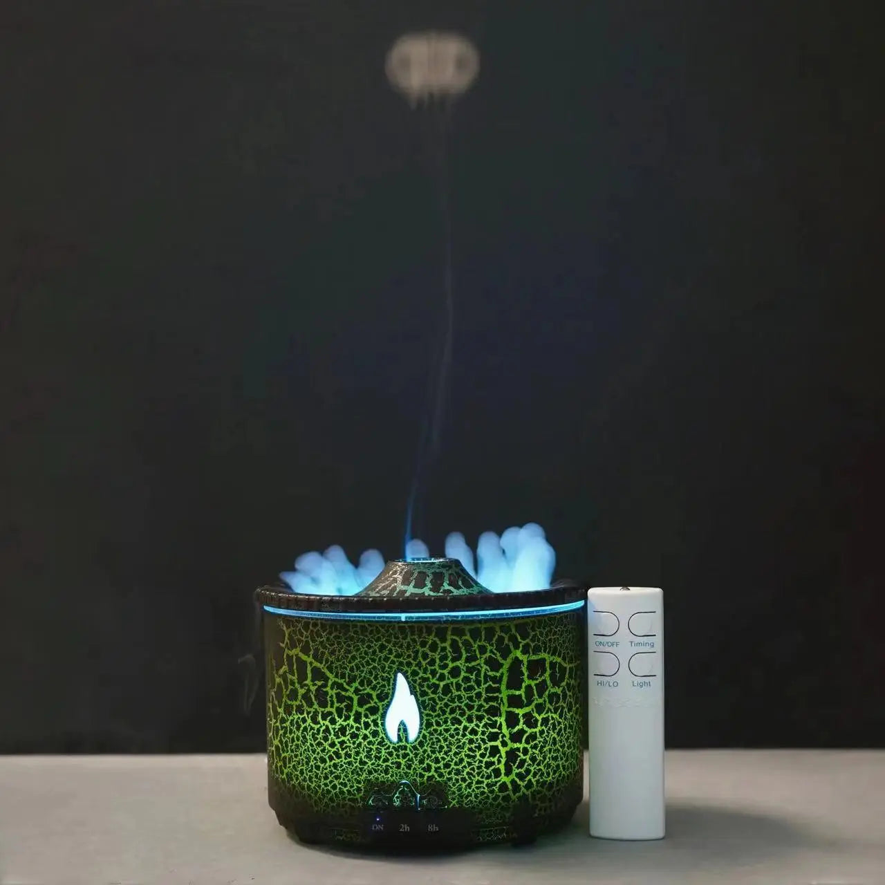 Portable Aroma Diffuser for Summer Gift, Simulated Volcano Design Essential Oil Diffuser, Air Humidifier Table Lamp for Room Decor, Decorative Fragrance Air Humidifier with Night Light, Mist Maker, Back to School Gifts