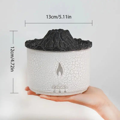 Portable Aroma Diffuser for Summer Gift, Simulated Volcano Design Essential Oil Diffuser, Air Humidifier Table Lamp for Room Decor, Decorative Fragrance Air Humidifier with Night Light, Mist Maker, Back to School Gifts